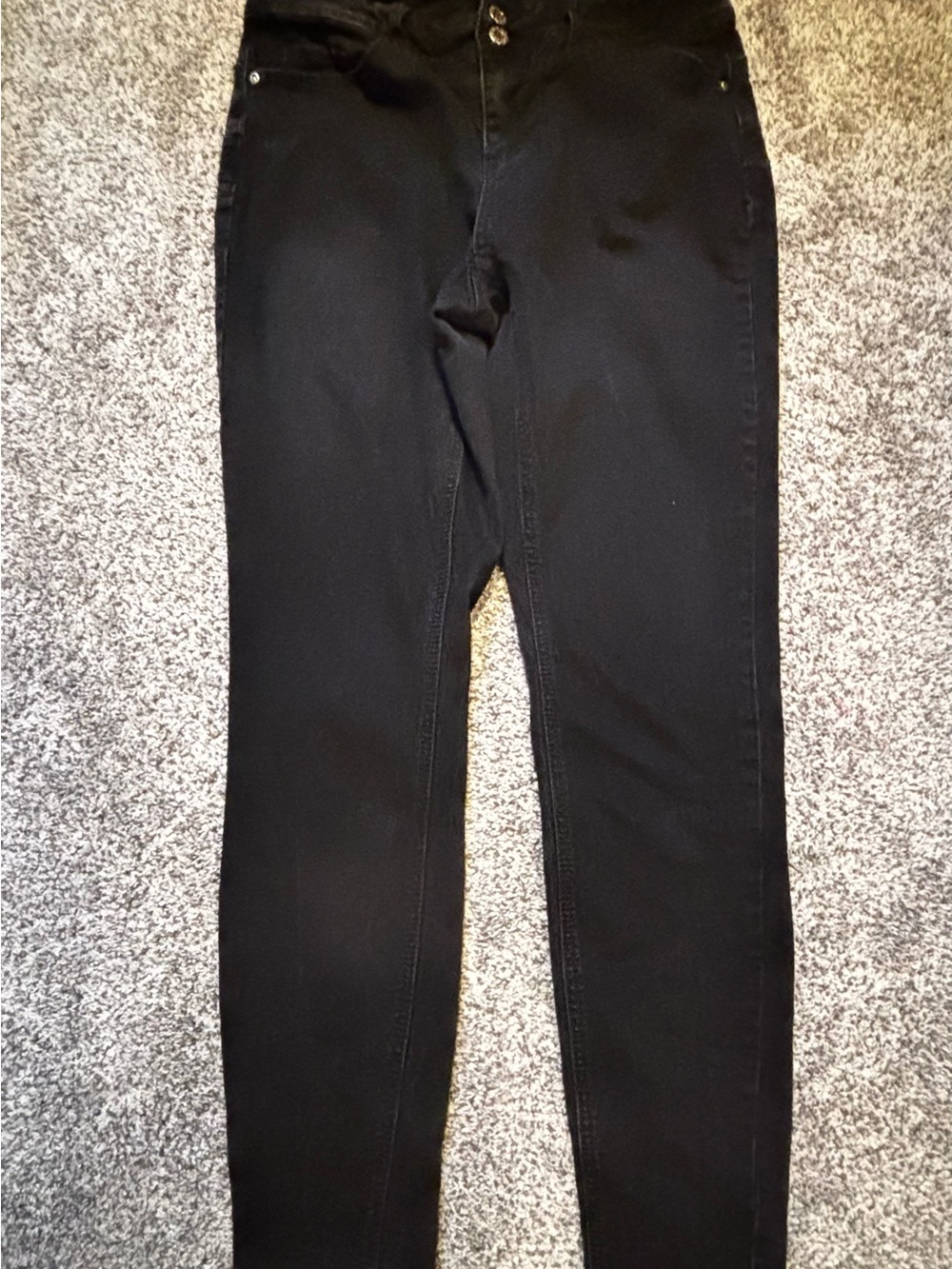 Ashley Stewart Black High-Rise Skinny Jeans